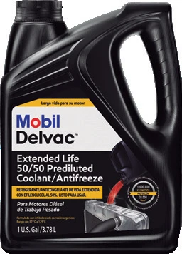 Mobil Delvac™ Extended Life 50/50 Prediluted Coolant/Antifreeze