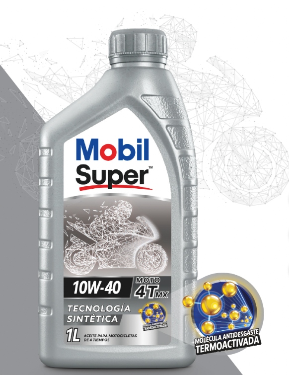 Mobil Super™ Moto 4T MX 10W-40, lubricantes para motos, Lubesol